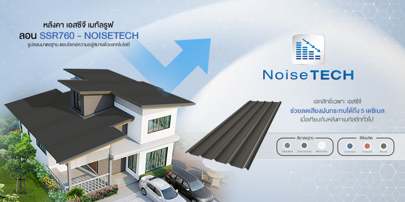 เทคโนโลยี NoiseTECH ช่วยป้องกันเสียงจากภายนอก